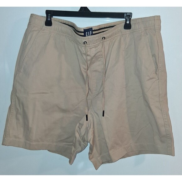 Gap Khaki Pull-on Shorts Sz XXL - Picture 1 of 2